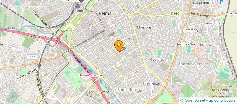 localisation de l'entreprise MONSIEUR MOHAMED YASSINE BOUGUERBA  REIMS