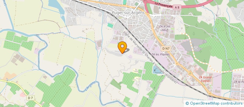 localisation de l'entreprise MONSIEUR MOHAMED-YASSINE CHERIF  PUGET-SUR-ARGENS