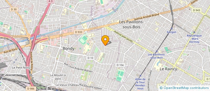 localisation de l'entreprise MONSIEUR MOHAMED YASSINE NAMOUN  BONDY