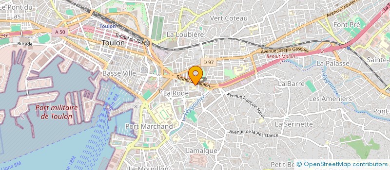 localisation de l'entreprise MONSIEUR MOHAMED YAZIDI  TOULON