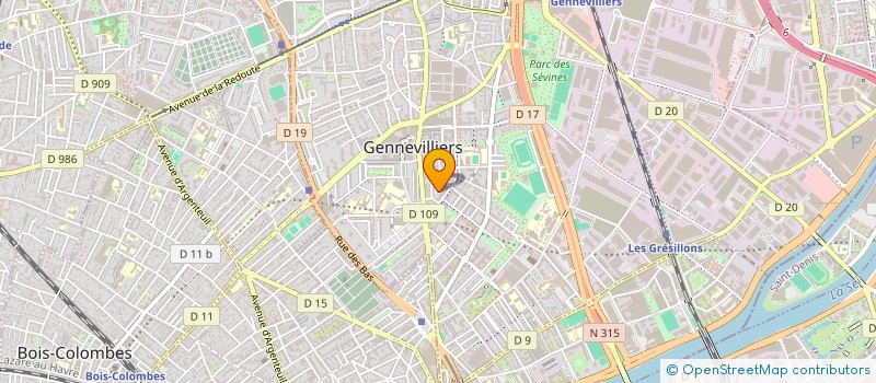 localisation de l'entreprise MONSIEUR MOHAMED YEAHIA KHAN  GENNEVILLIERS