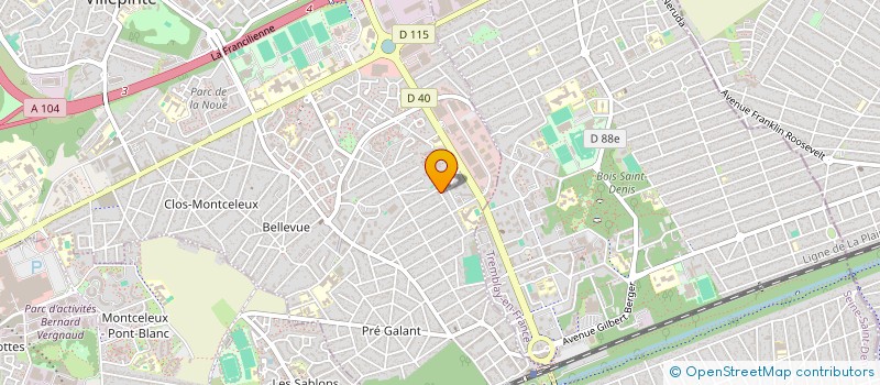 localisation de l'entreprise MONSIEUR MOHAMED YEBDRI à VILLEPINTE