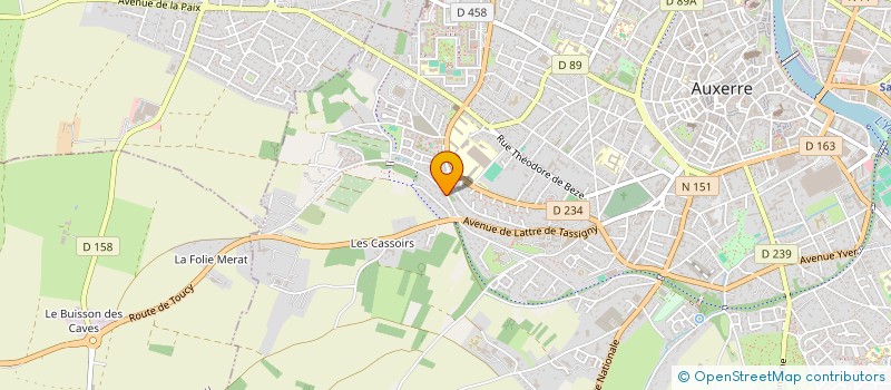 localisation de l'entreprise MONSIEUR MOHAMED YOUBI à AUXERRE