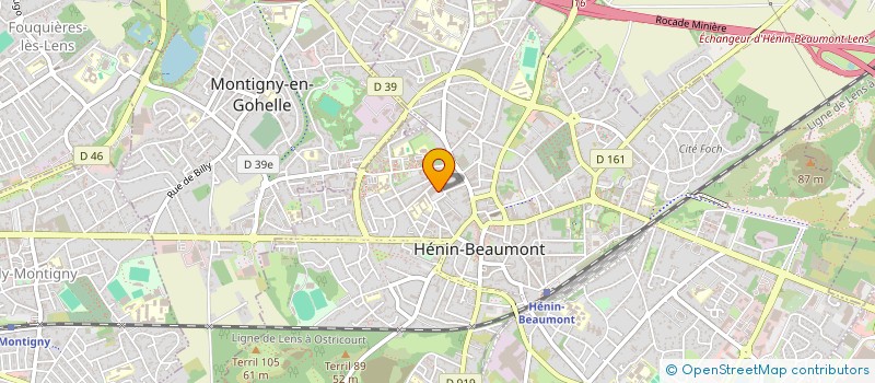 localisation de l'entreprise MONSIEUR MOHAMED YOUCEF à HENIN-BEAUMONT