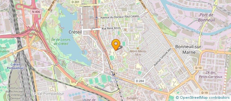 localisation de l'entreprise MONSIEUR MOHAMED-YOUNES MOUHAMADINOUF  CRETEIL