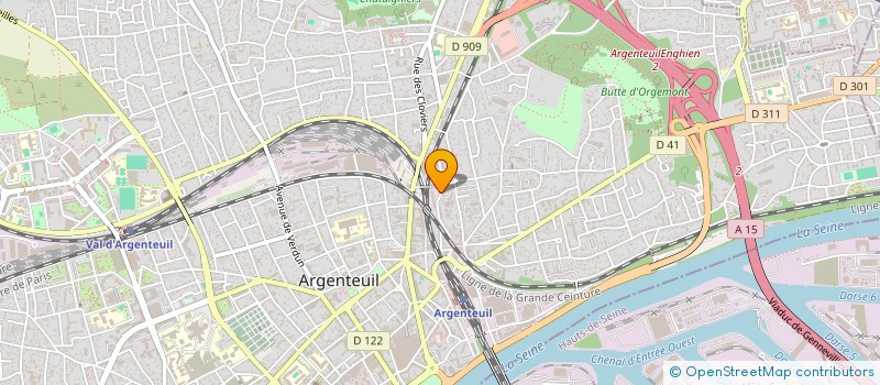 localisation de l'entreprise MONSIEUR MOHAMED YOUSFI  ARGENTEUIL