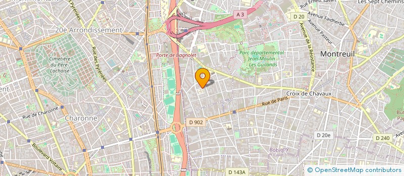 localisation de l'entreprise MONSIEUR MOHAMED YOUSFI  BAGNOLET