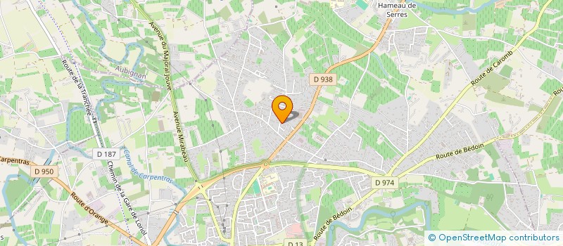 localisation de l'entreprise MONSIEUR MOHAMED YOUSSEF  CARPENTRAS