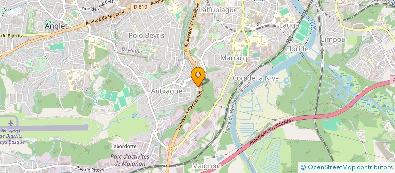 localisation de l'entreprise MONSIEUR MOHAMED YOUSSOUF OMAR  ANGLET