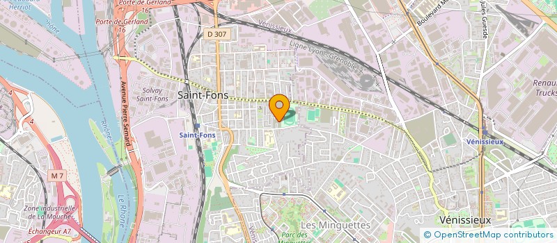 localisation de l'entreprise MONSIEUR MOHAMED ZAALOUNI  SAINT-FONS