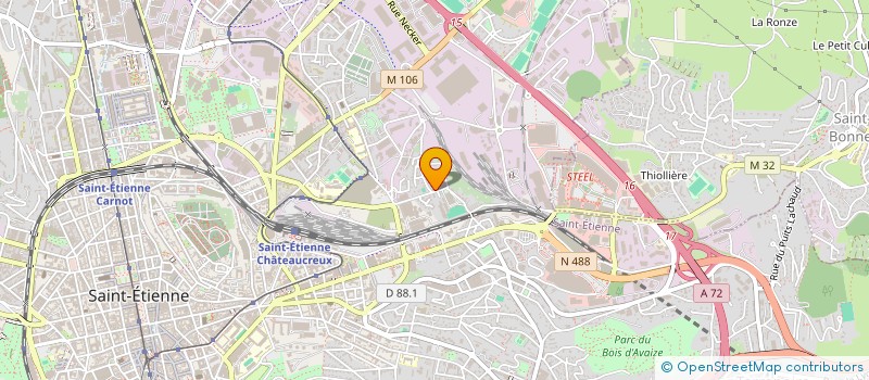 localisation de l'entreprise MONSIEUR MOHAMED ZAHER  SAINT-ETIENNE