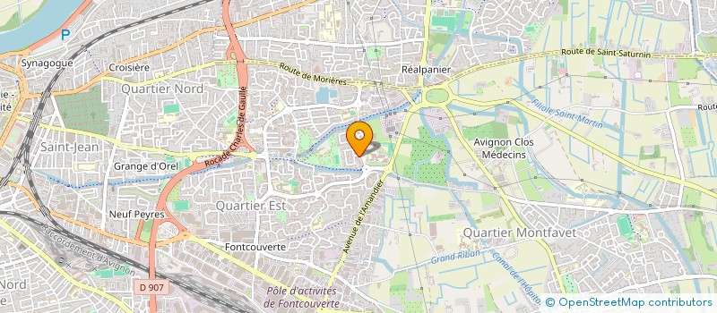 localisation de l'entreprise MONSIEUR MOHAMED ZAHIR  AVIGNON