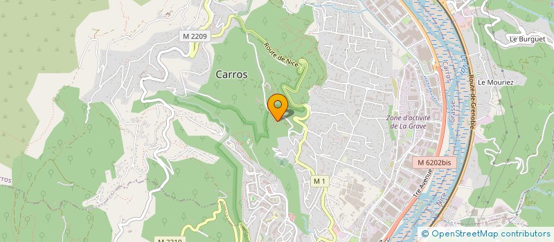 localisation de l'entreprise MONSIEUR MOHAMED ZAIETER  CARROS