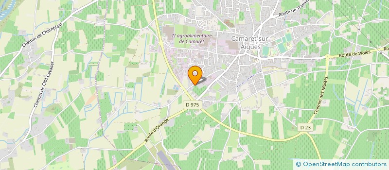 localisation de l'entreprise MONSIEUR MOHAMED ZAKARIA  CAMARET-SUR-AIGUES