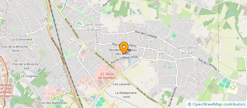 localisation de l'entreprise MONSIEUR MOHAMED ZAKARIA EL GORFTI à SAINT-DENIS-EN-VAL