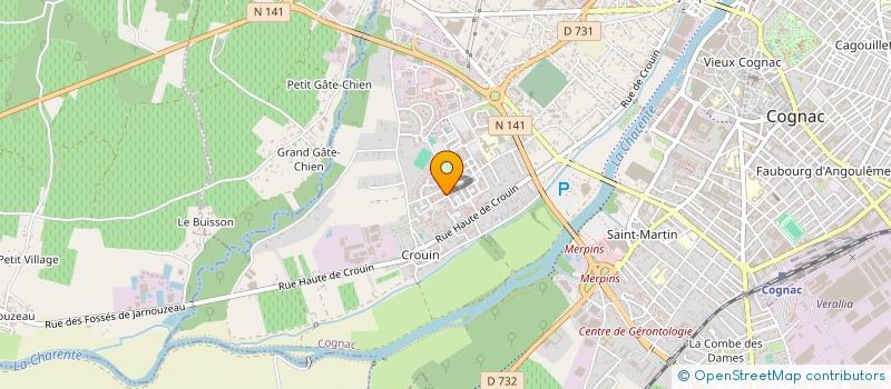 localisation de l'entreprise MONSIEUR MOHAMED ZAKARIA ISSA à COGNAC