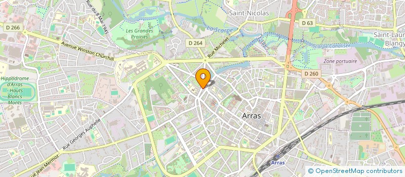 localisation de l'entreprise MONSIEUR MOHAMED ZAKENOUNE à ARRAS