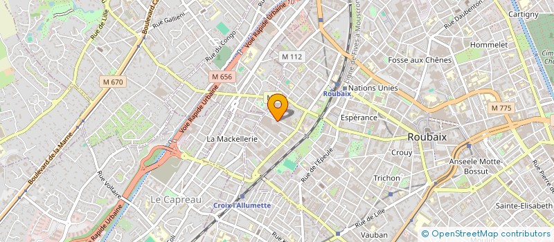 localisation de l'entreprise MONSIEUR MOHAMED ZANZAN  ROUBAIX