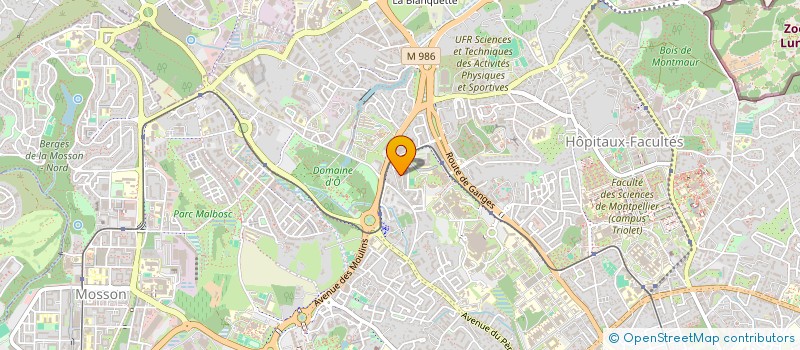 localisation de l'entreprise MONSIEUR MOHAMED ZAOUI à MONTPELLIER
