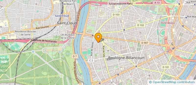 localisation de l'entreprise MONSIEUR MOHAMED ZARIAT à BOULOGNE-BILLANCOURT