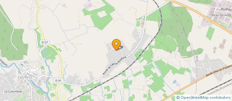 localisation de l'entreprise MONSIEUR MOHAMED ZAROURI  LES ARCS