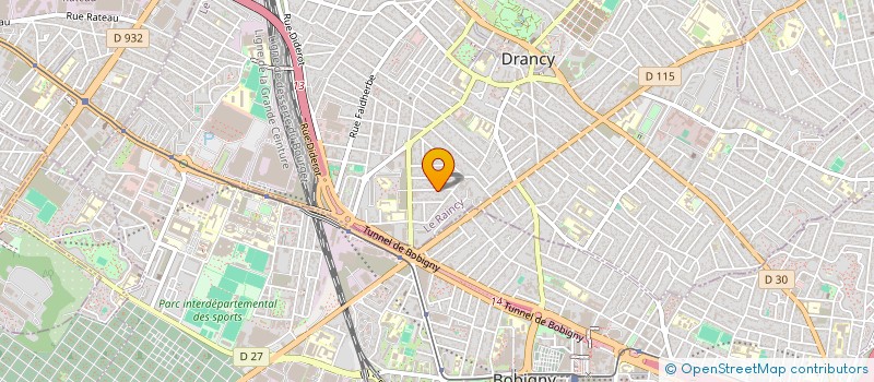 localisation de l'entreprise MONSIEUR MOHAMED ZARROURI à DRANCY