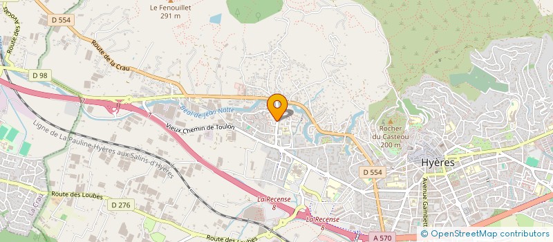 localisation de l'entreprise MONSIEUR MOHAMED ZATOUTI  HYERES