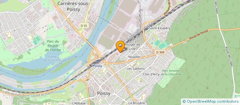 localisation de l'entreprise MONSIEUR MOHAMED ZATTI à POISSY