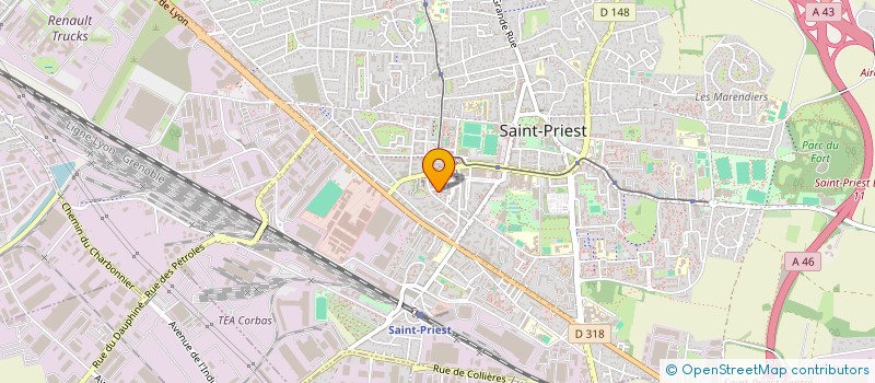 localisation de l'entreprise MONSIEUR MOHAMED ZEBRI  SAINT-PRIEST