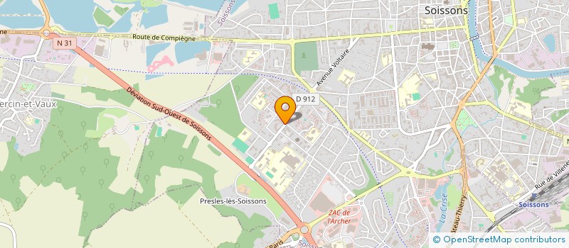 localisation de l'entreprise MONSIEUR MOHAMED ZEFFAT à SOISSONS