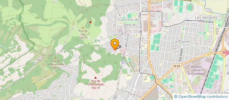 localisation de l'entreprise MONSIEUR MOHAMED ZEGHDANE  CLERMONT-FERRAND