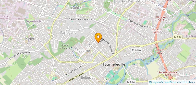 localisation de l'entreprise MONSIEUR MOHAMED ZENASNI  TOURNEFEUILLE