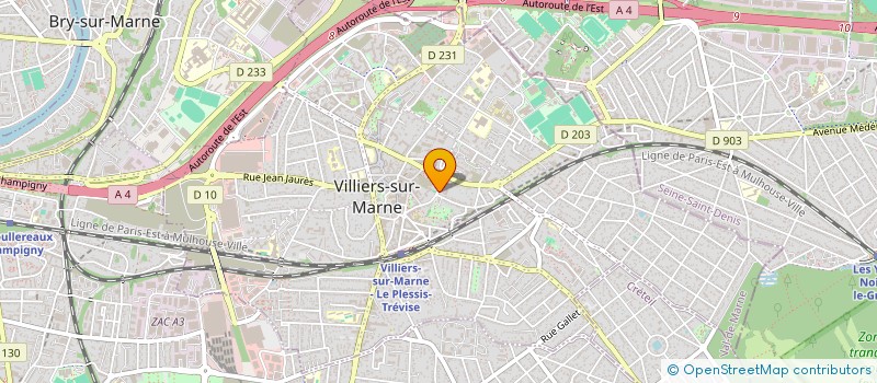 localisation de l'entreprise MONSIEUR MOHAMED ZERBO  VILLIERS-SUR-MARNE