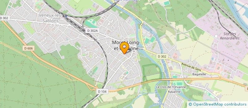 localisation de l'entreprise MONSIEUR MOHAMED ZERGUINE  MORET-LOING-ET-ORVANNE