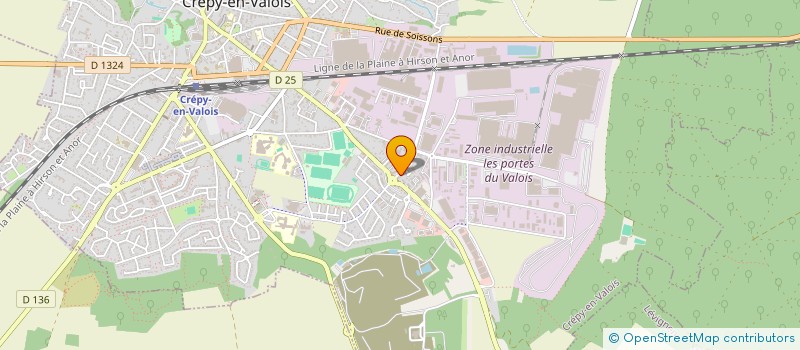 localisation de l'entreprise MONSIEUR MOHAMED ZEROUAL  CREPY-EN-VALOIS