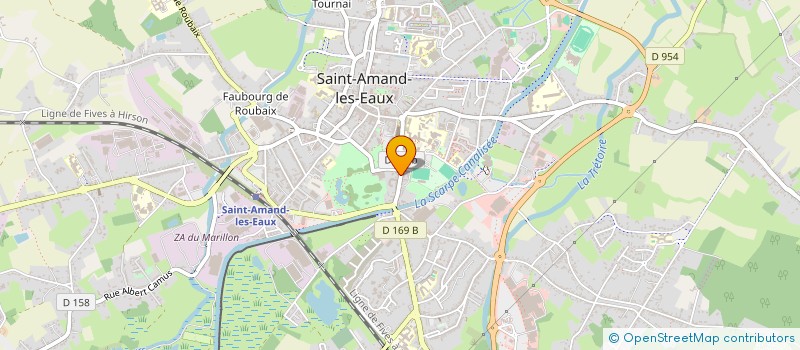 localisation de l'entreprise MONSIEUR MOHAMED ZGUIR  SAINT-AMAND-LES-EAUX