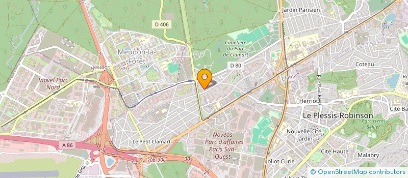 localisation de l'entreprise MONSIEUR MOHAMED ZIDANE  CLAMART