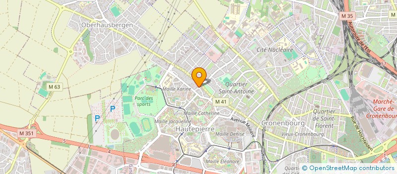 localisation de l'entreprise MONSIEUR MOHAMED ZIDI  STRASBOURG