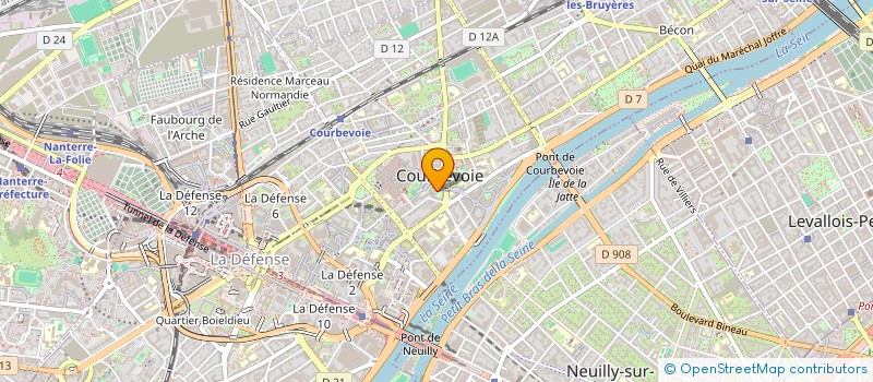 localisation de l'entreprise MONSIEUR MOHAMED ZINET  COURBEVOIE