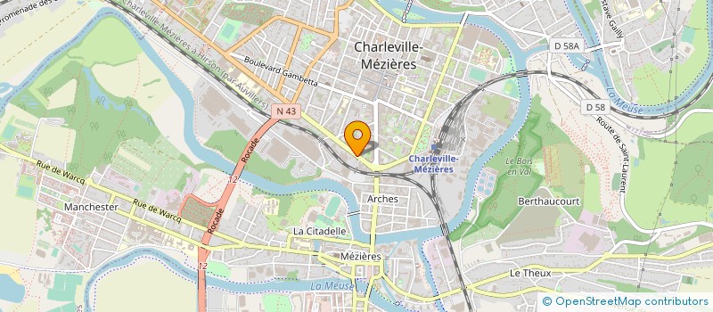 localisation de l'entreprise MONSIEUR MOHAMED ZNIBER  CHARLEVILLE-MEZIERES