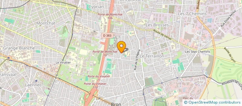 localisation de l'entreprise MONSIEUR MOHAMED ZORGANI  BRON