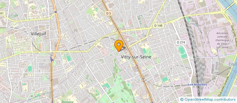 localisation de l'entreprise MONSIEUR MOHAMED ZOUANE  VITRY-SUR-SEINE