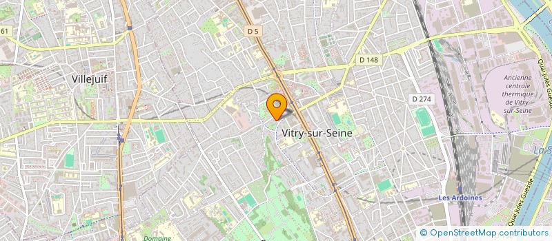 localisation de l'entreprise MONSIEUR MOHAMED ZOUANE  VITRY-SUR-SEINE