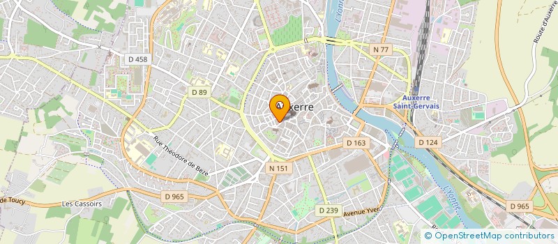 localisation de l'entreprise MONSIEUR MOHAMED ZOUARI  AUXERRE