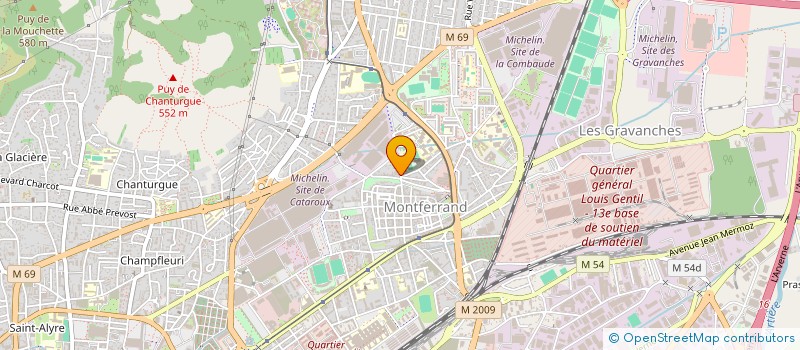 localisation de l'entreprise MONSIEUR MOHAMED ZOUBIR  CLERMONT-FERRAND