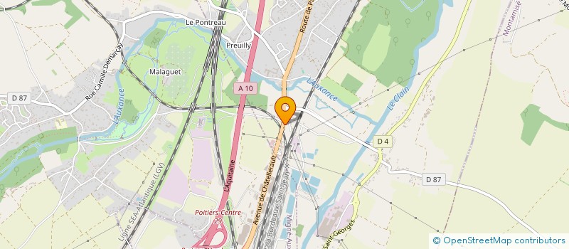 localisation de l'entreprise MONSIEUR MOHAMED ZOUGGARI  CHASSENEUIL-DU-POITOU