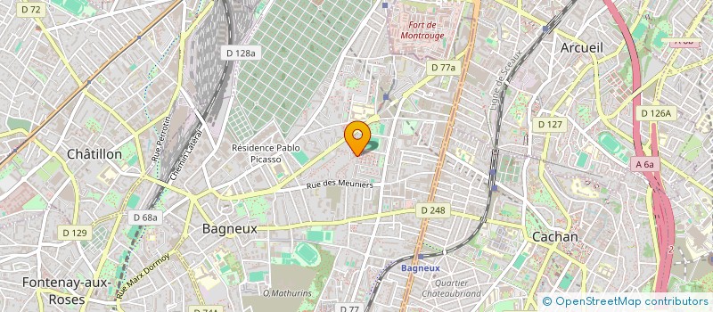 localisation de l'entreprise MONSIEUR MOHAMED ZRAN à BAGNEUX