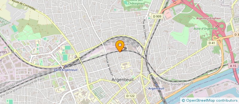 localisation de l'entreprise MONSIEUR MOHAMEDALI MANSOURIA  ARGENTEUIL