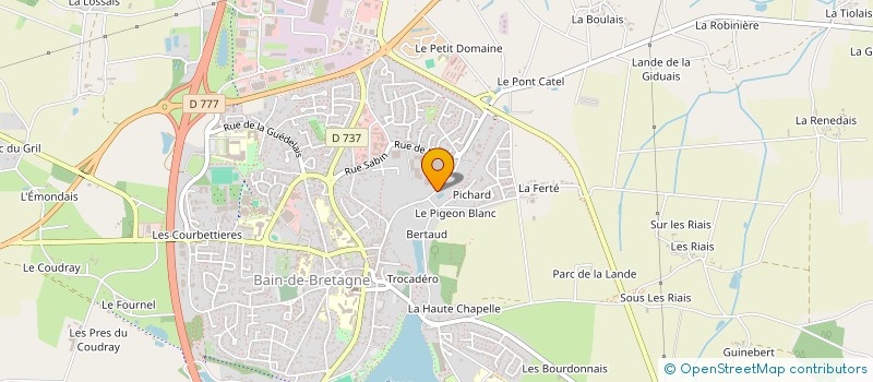 localisation de l'entreprise MONSIEUR MOHAMEDDD MOHAMEDD  BAIN-DE-BRETAGNE