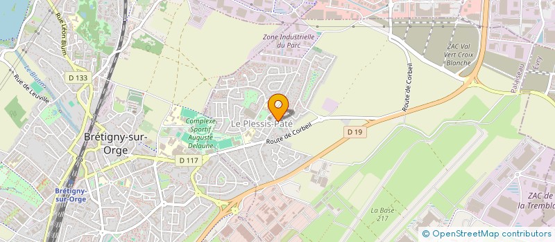 localisation de l'entreprise MONSIEUR MOHAMEDI DIALLO à LE PLESSIS-PATE